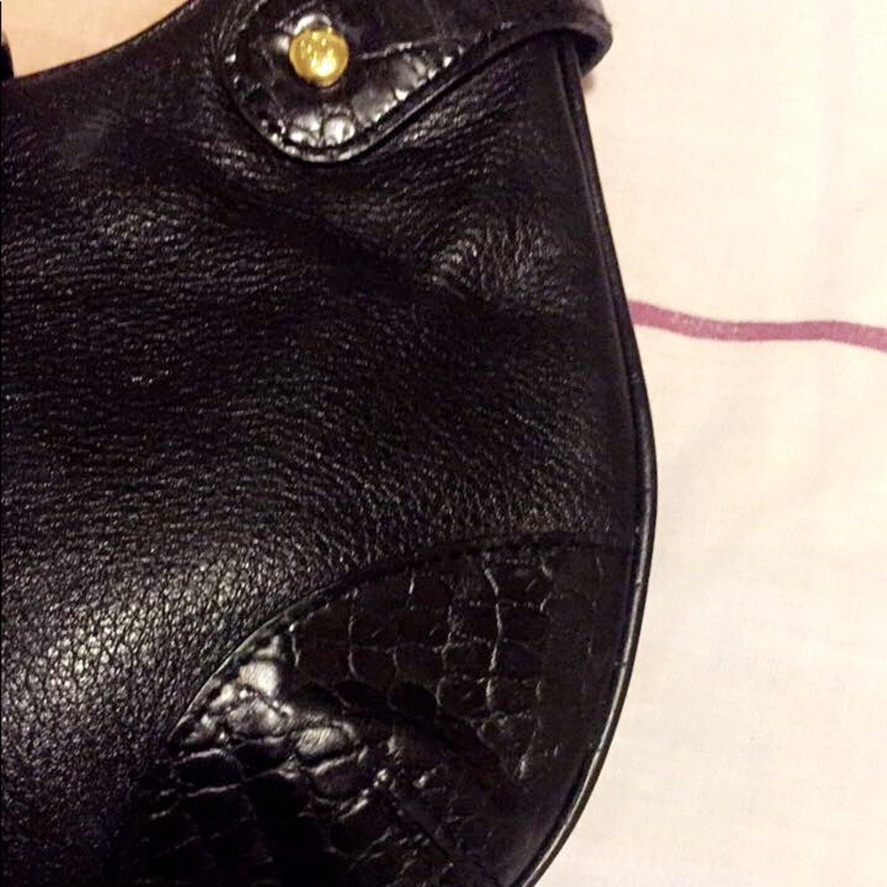 Vintage Ralph Lauren Black and Gold Bag - Picture 5 of 8
